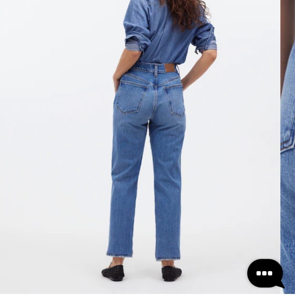 Madewell 90s straight crop jeans size 28 - Picture 3 of 12